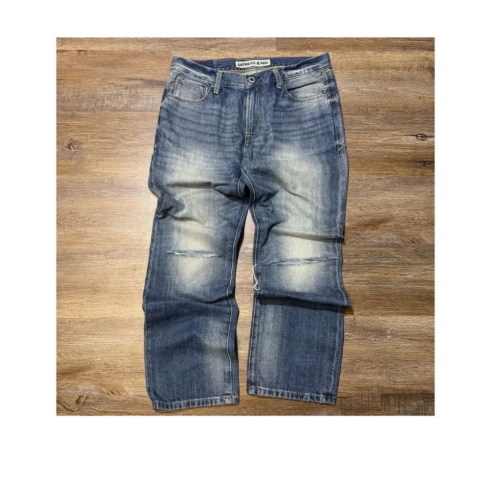 Beautiful Faded‎ Express Baggy Jeans